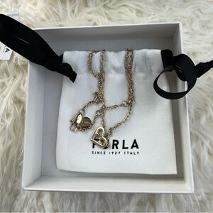 Furla Gold Heart Link Necklace